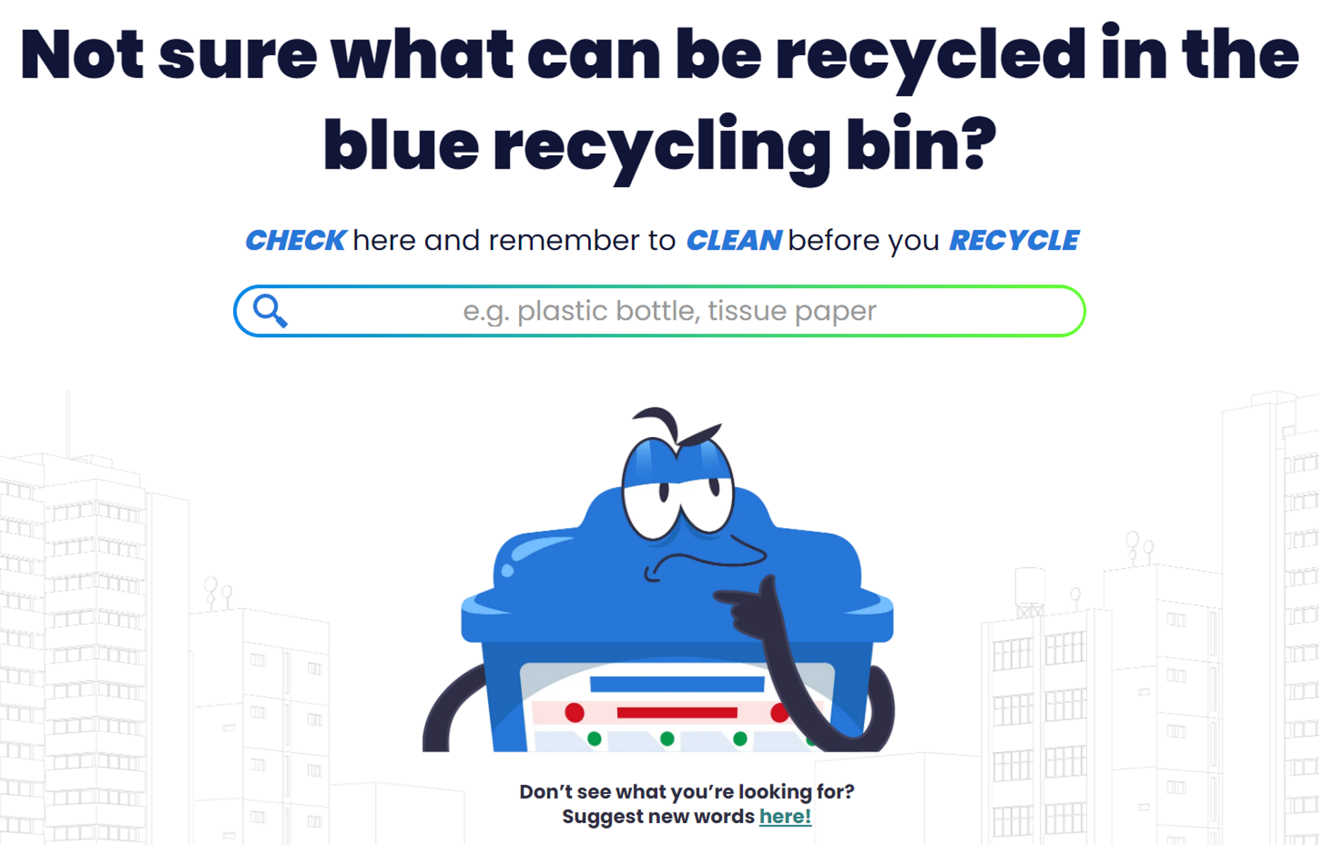 Recycling Search Engine